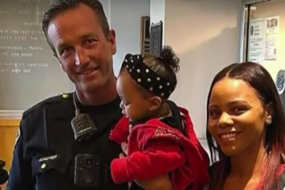 Quick-thinking police officers save life of choking baby