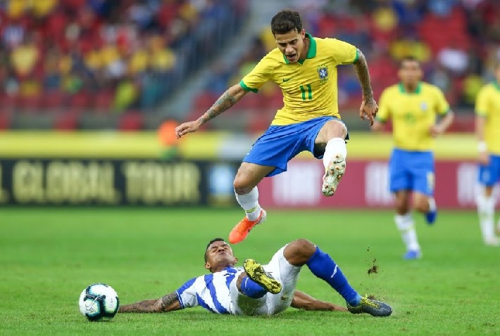 Philippe Coutinho helped Brazil prepare for a Copa America without Neymar after 10-man