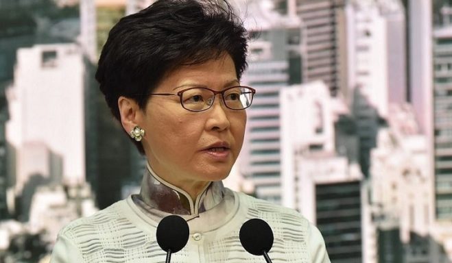 Hong Kong leader admits vote revealed 'unhappiness' with govt