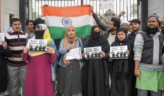 Jamia Teachers Association take out peace march